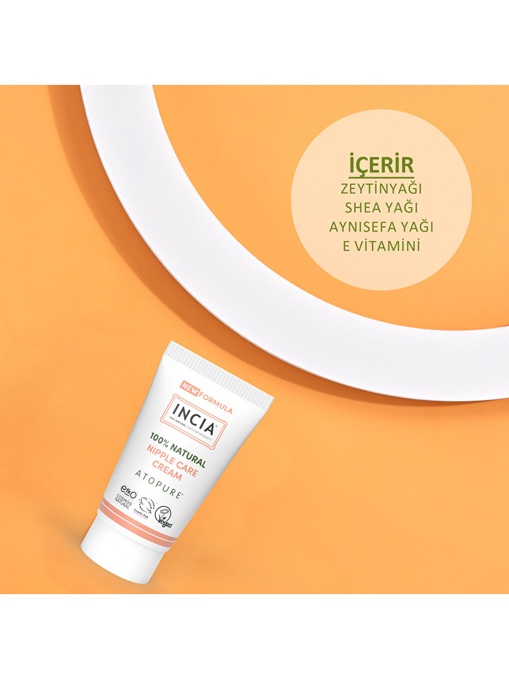 %100 Doğal Göğüs Ucu Bakım Kremi Yumuşatma ve Koruma Lanolin İçermez 30 ml-3