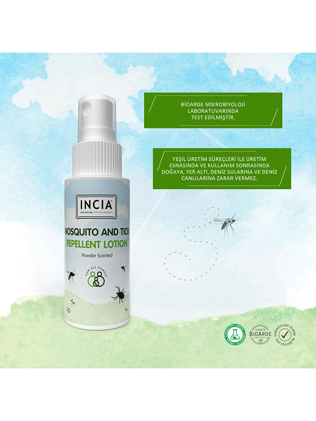 Sivrisinek ve Kene Kovucu Sprey Losyon Seyahat Boy 50ml-6