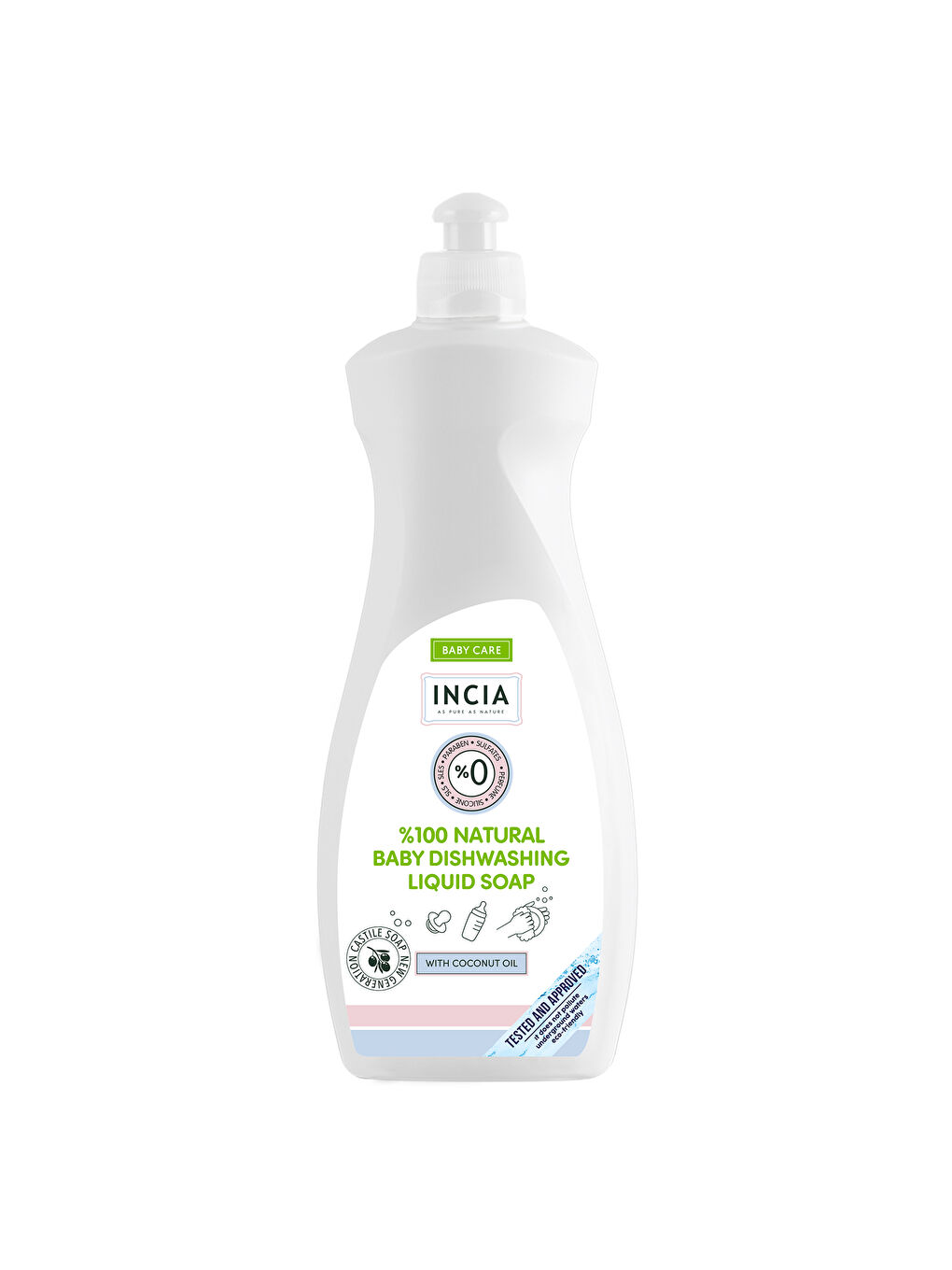 %100 Doğal Bebek Bulaşık Sabunu Bitkisel Emzik Biberon Temizleyici Vegan 500 ml-7