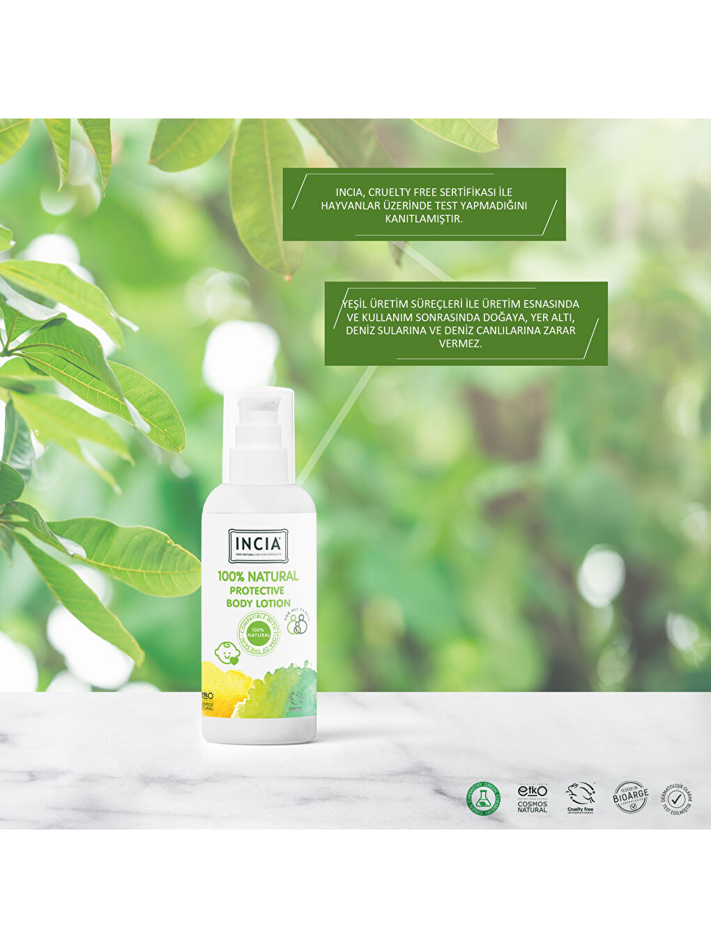 %100 Doğal Koruyucu Vücut Losyonu Sprey Yenidoğan Bebek Çocuk İçin Limon Okaliptus Vegan 100 ml-5