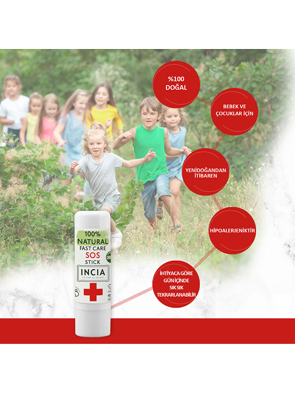 %100 Doğal Sos Stick Anlık Yatıştırıcı Organik Yalancı İğde Hızlı Koruma Bitkisel 6 G-4