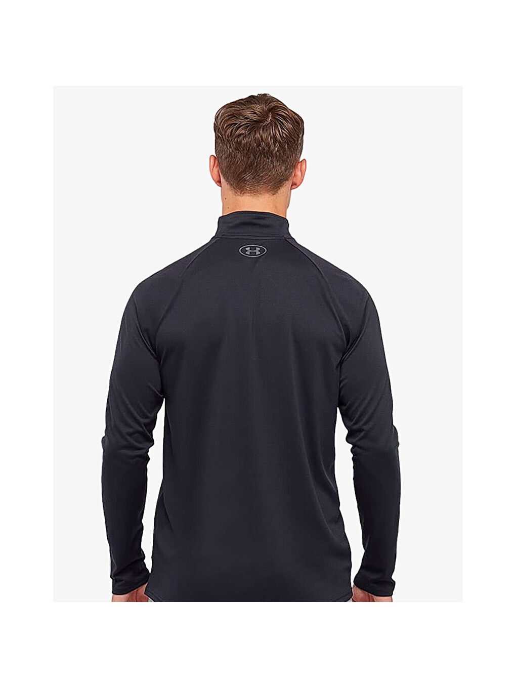 Tech 2.0 1/2 Zip Erkek Siyah Uzun Kollu Tişört-1