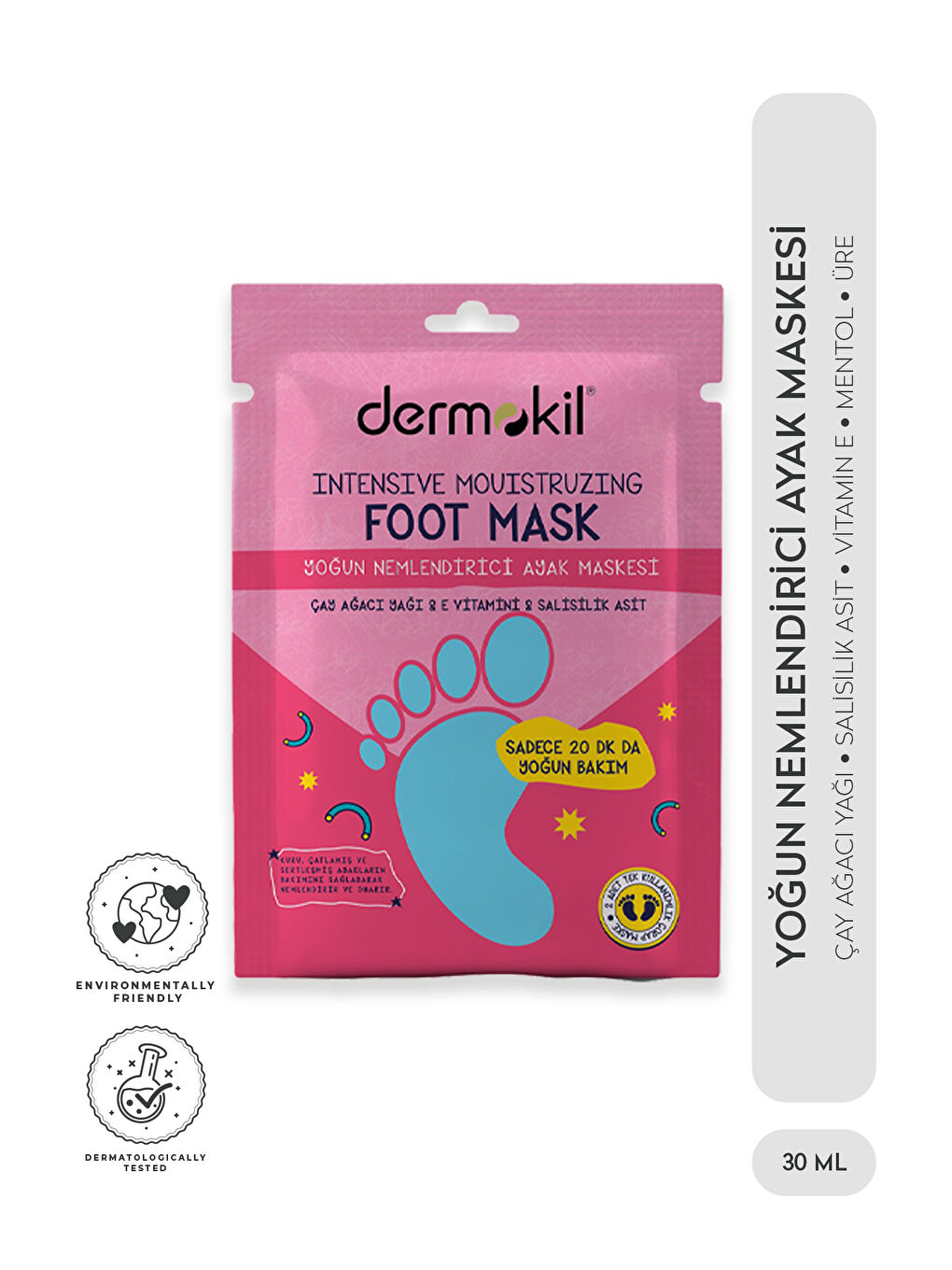 Yoğun Nemlendirici Ayak Maskesi 30 ml