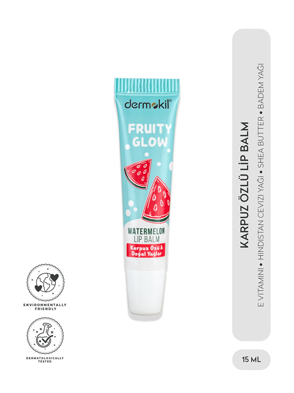 Karpuz Özü ve Doğal Yağlar Lip Balm 15 ml