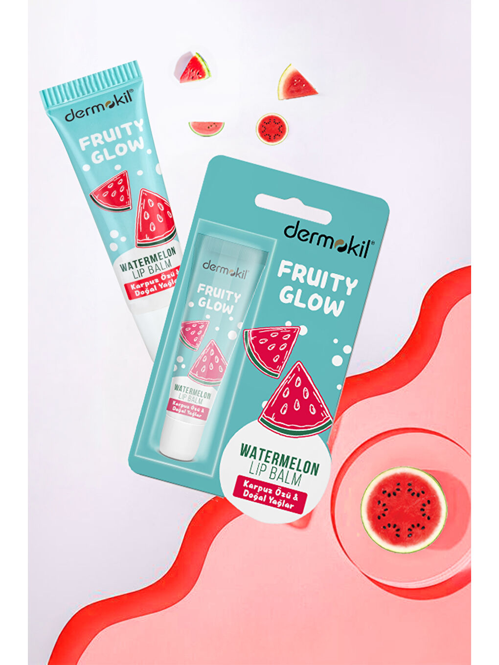 Karpuz Özü ve Doğal Yağlar Lip Balm 15 ml-2