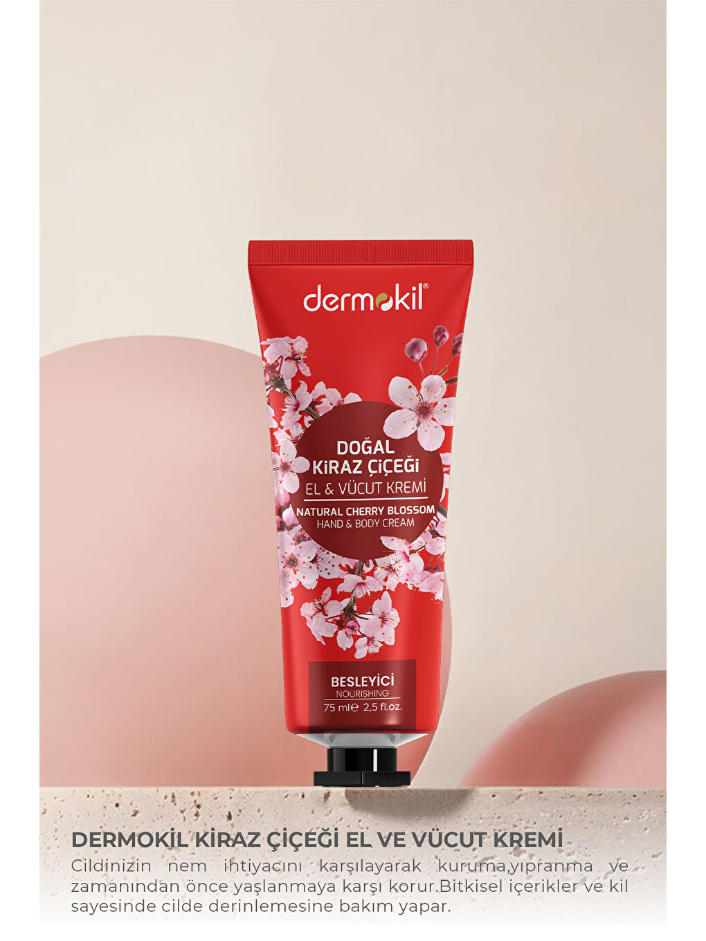 Kiraz Çiçeği El ve Vücut Kremi 75 ml-2