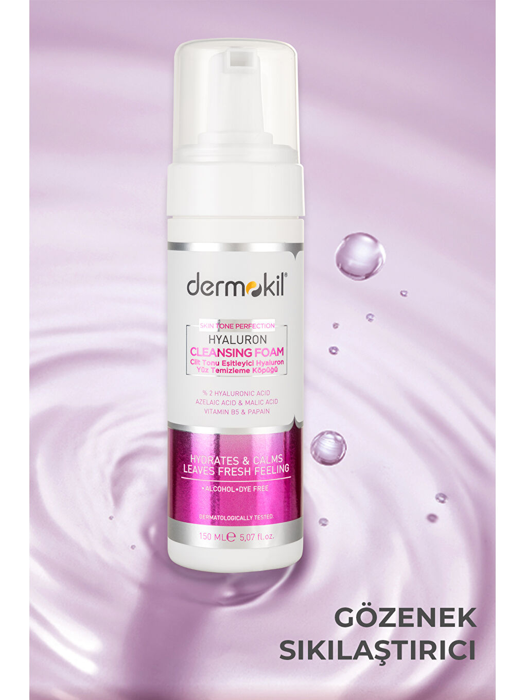 Cilt Tonu Eşitleyici Hyaluron Yüz Temizleme Köpüğü 150 ml-1