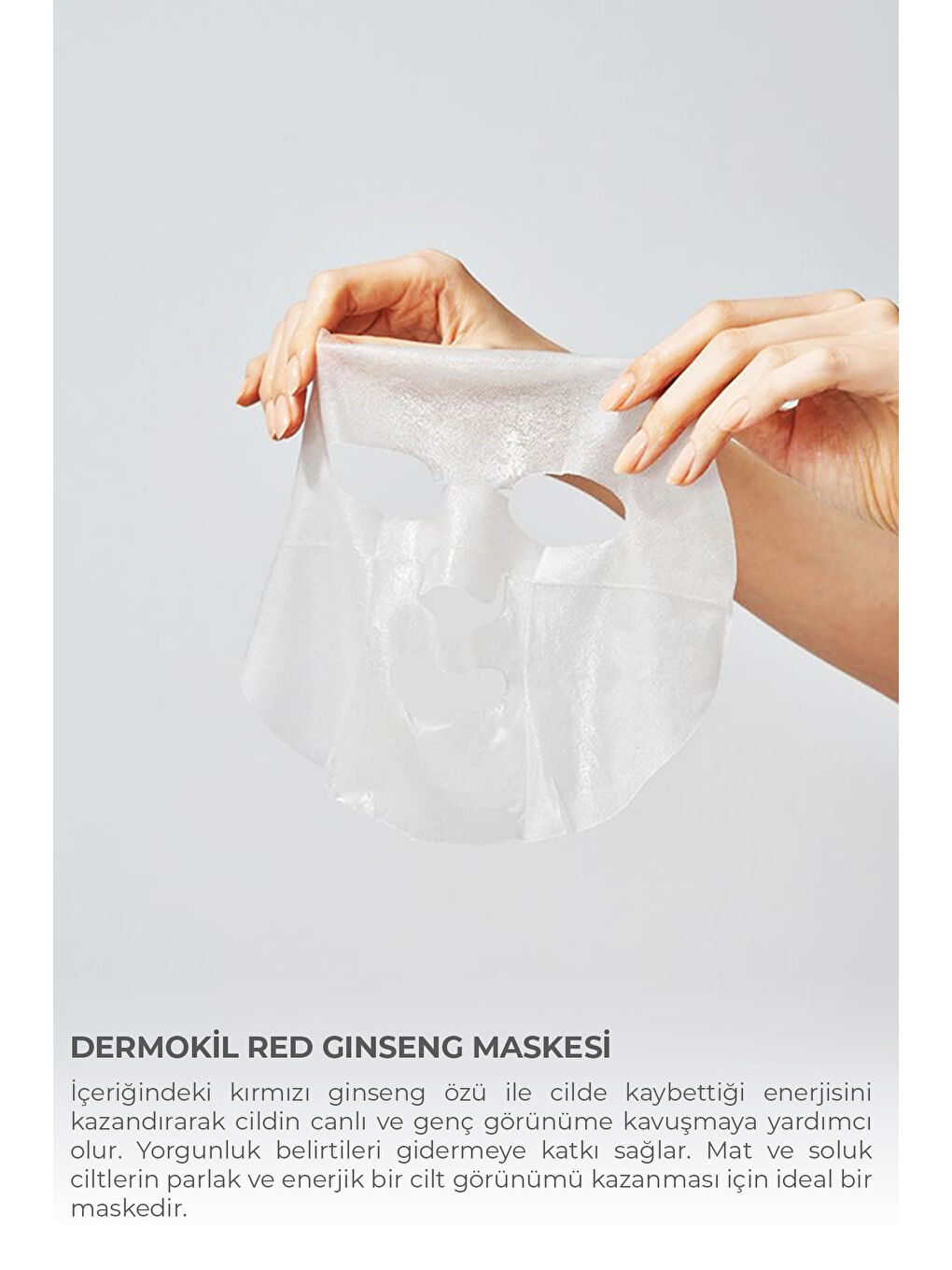 DERMOKIL Kırmızı Ginseng Maskesi (Karma Ciltler için) 20 gr - 2