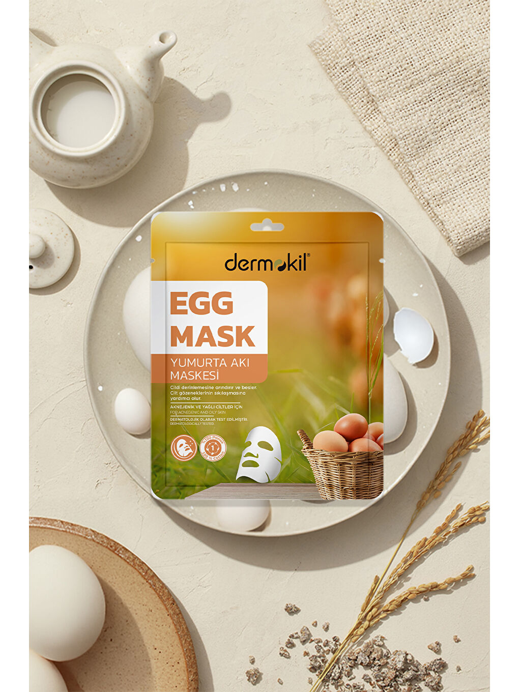 Yumurta Maskesi (Aknejenik ve Yağlı Ciltler için) 20 gr-1