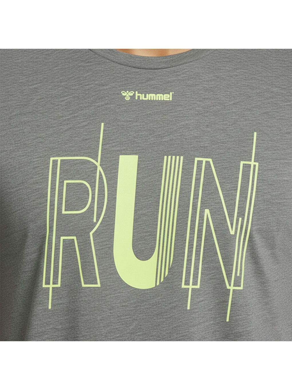 Timon Erkek Gri Bisiklet Yaka Tişört-2