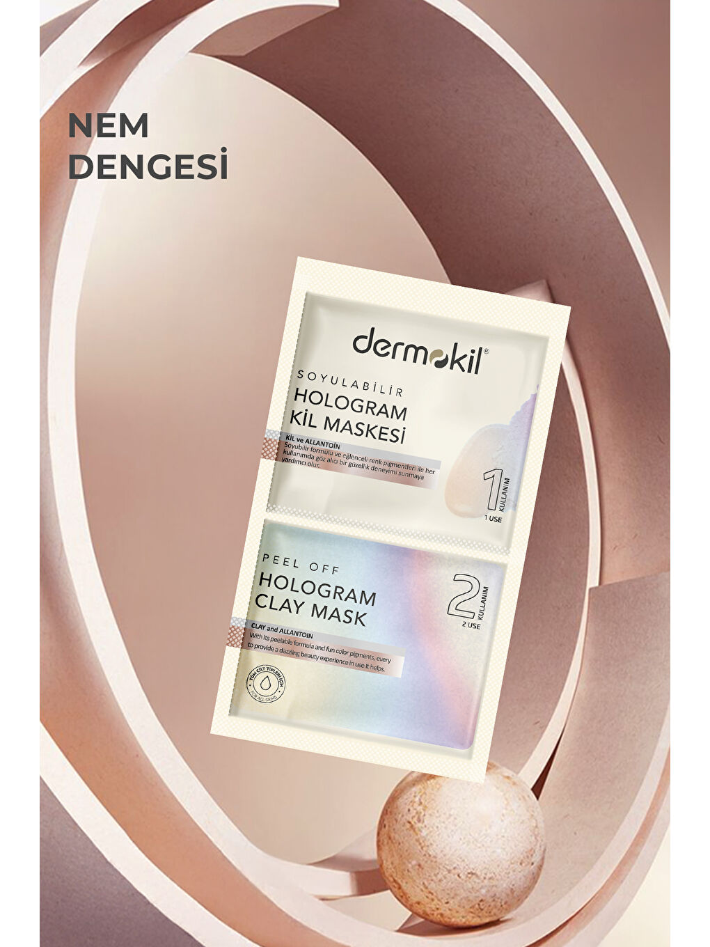 Soyulabilir Hologram Maske 2* 7.5 ml-1