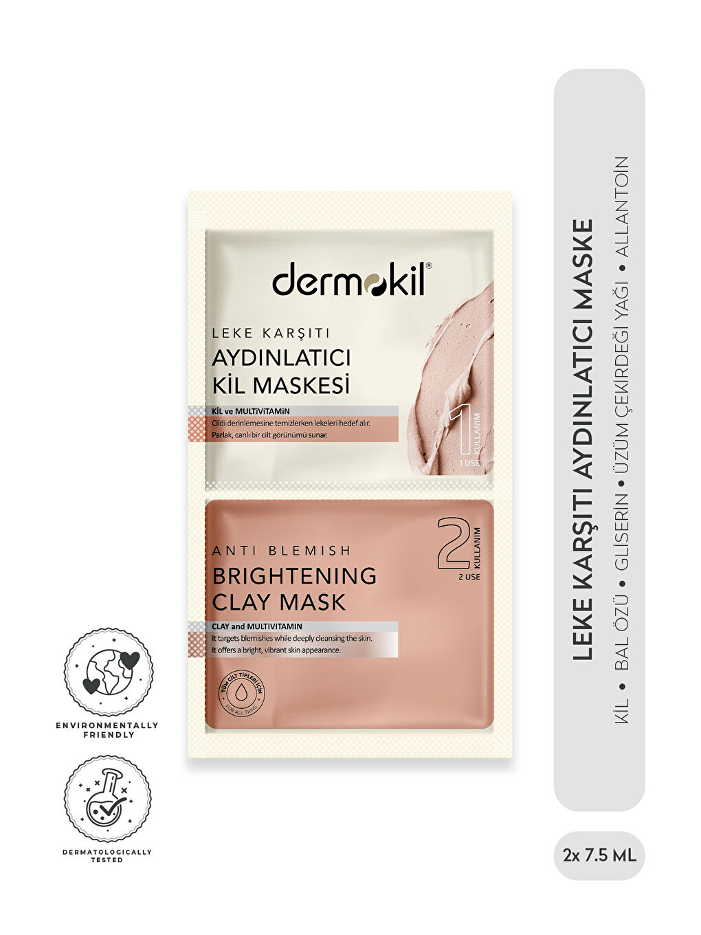 Leke Karşıtı Aydınlatıcı Maske 2* 7.5 ml