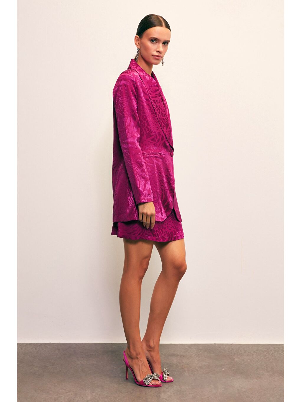 Jakarlı Çan Etek - Fuşya-2