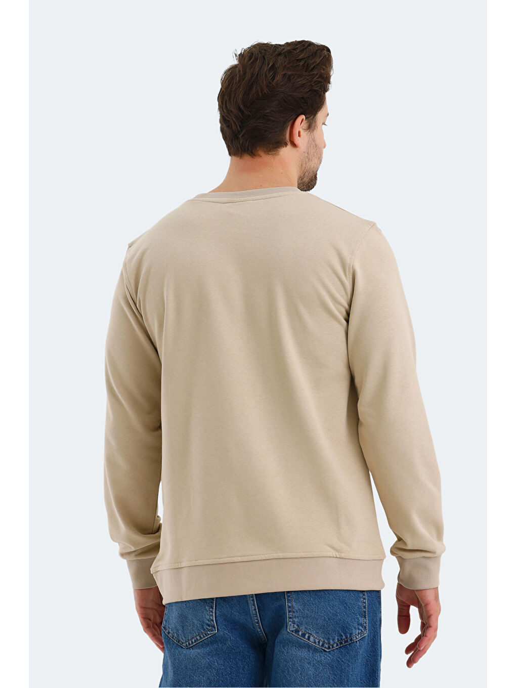 ORTWIN Erkek Sweatshirt Bej-1