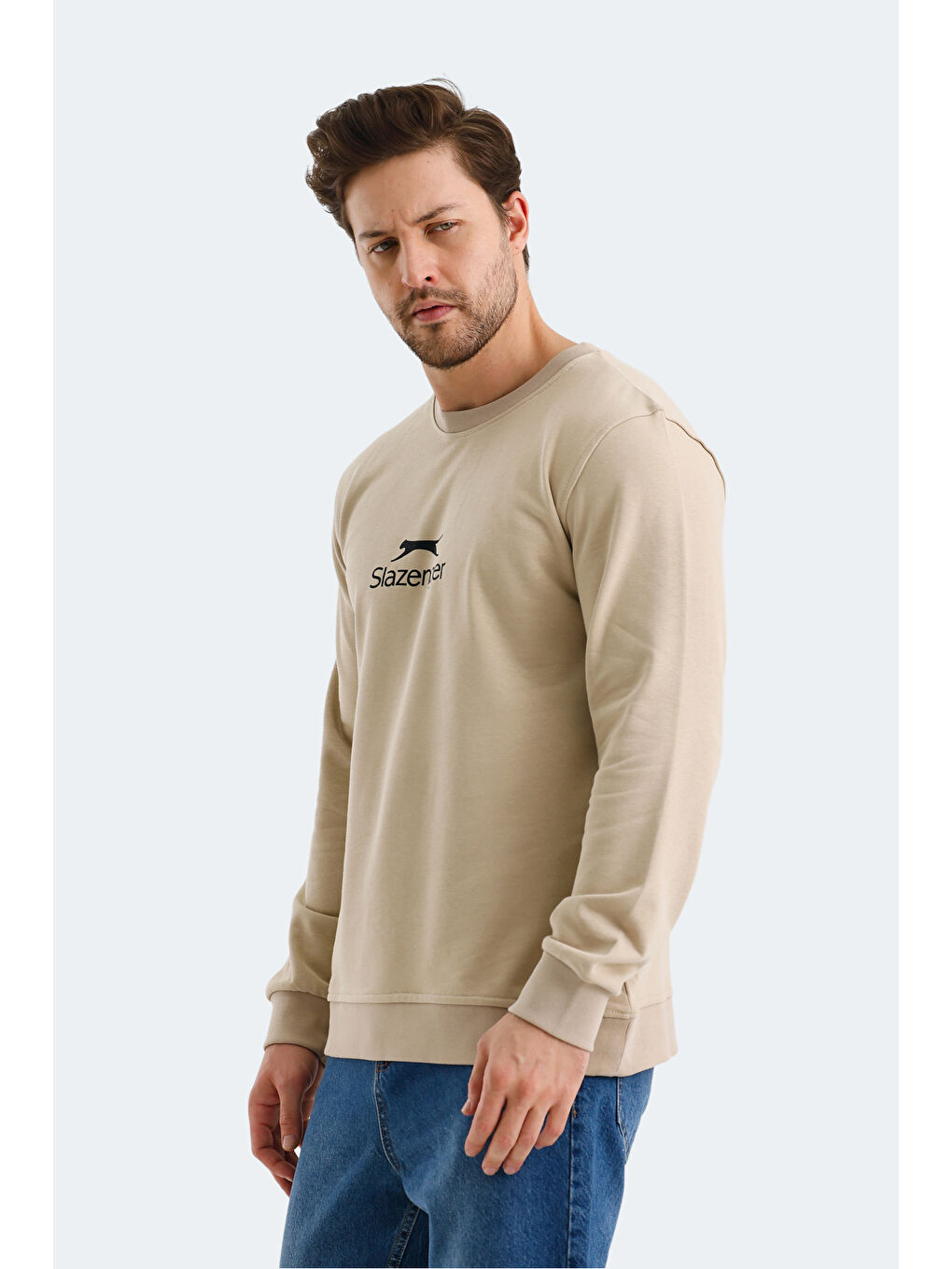 ORTWIN Erkek Sweatshirt Bej-2