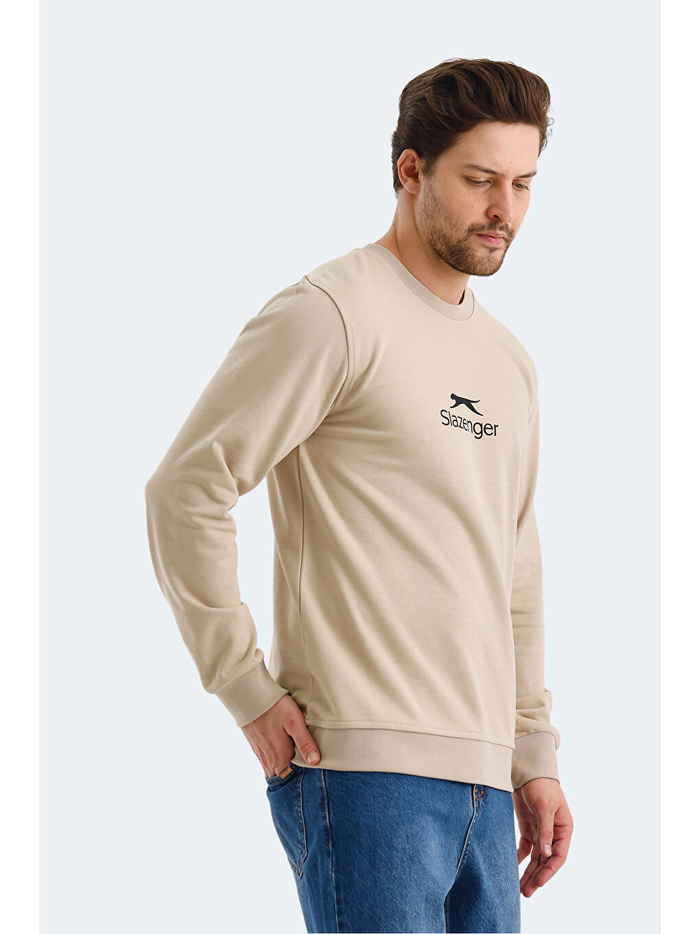 ORTWIN Erkek Sweatshirt Bej-3