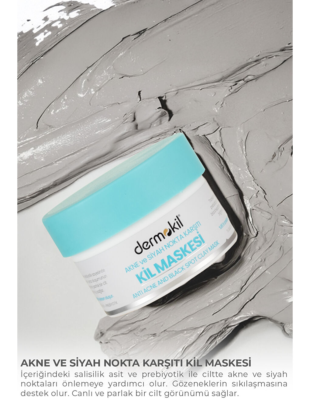 Akne ve Siyah Nokta Karşıtı Kil Maskesi 50 ml-2