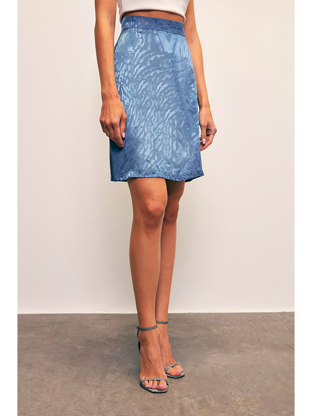 Jakarlı Çan Etek - İndigo-3