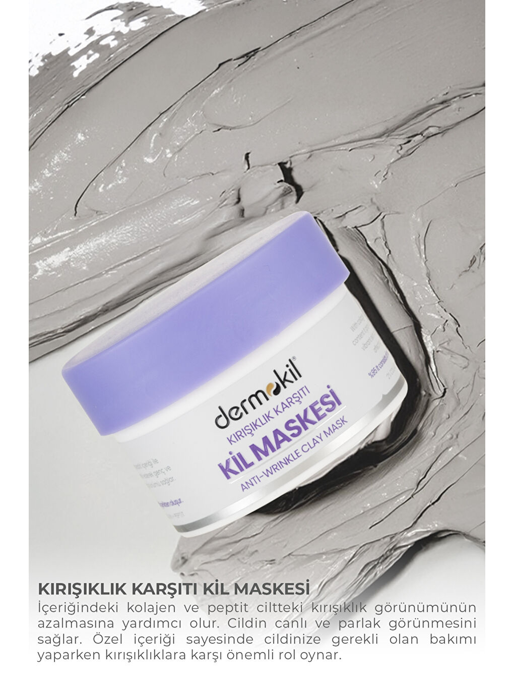 Kırışıklık Karşıtı Kil Maskesi 50 Ml-2