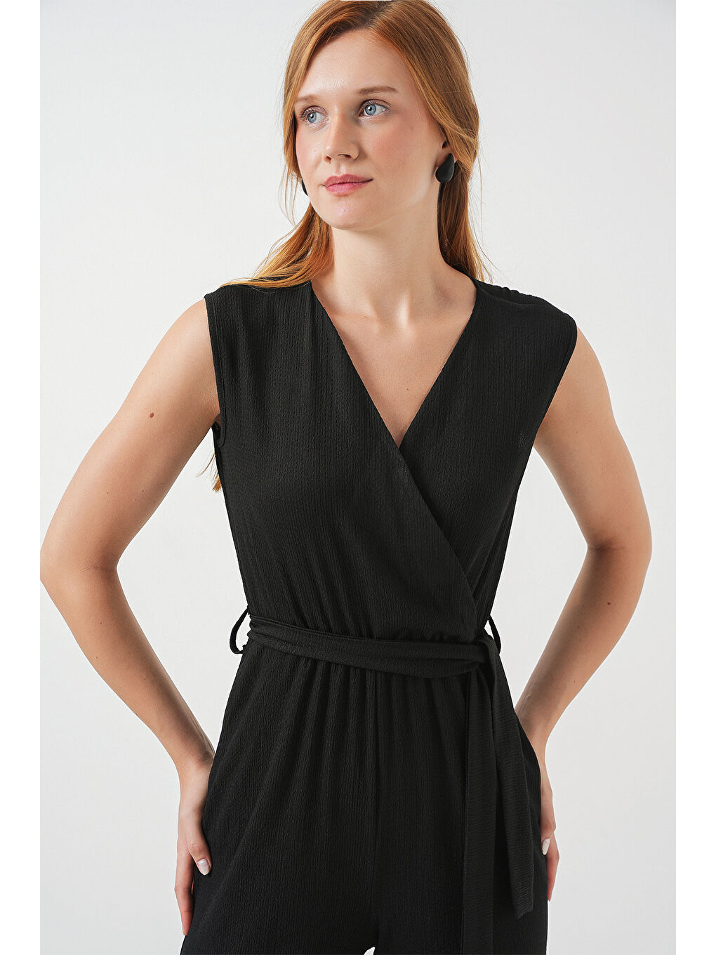 7021 Örme Tulum - Siyah-1