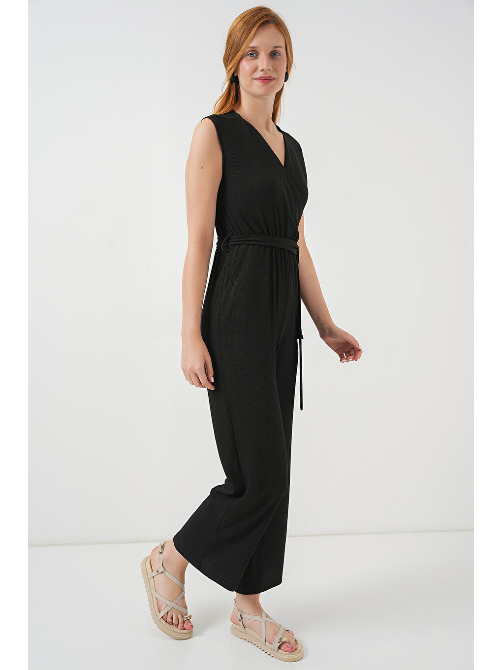 7021 Örme Tulum - Siyah-2