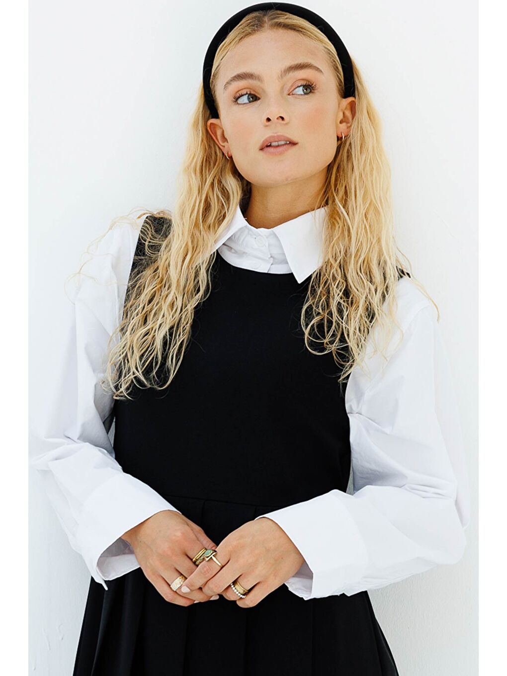 Premıum Pileli Siyah Jile-1