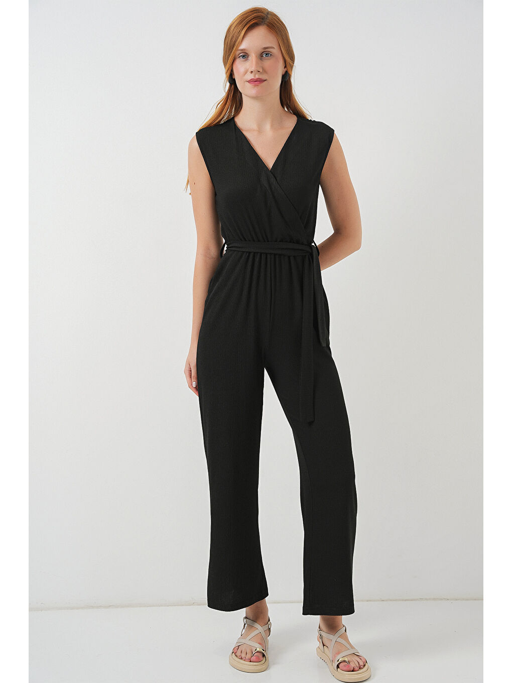 7021 Örme Tulum - Siyah-3