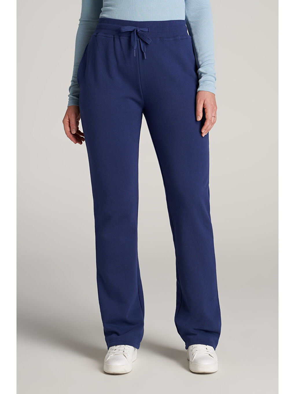 Lacivert Kadın İçi Polarlı 3 iplik Kalın Eşofman Altı SPR24EAK95-1