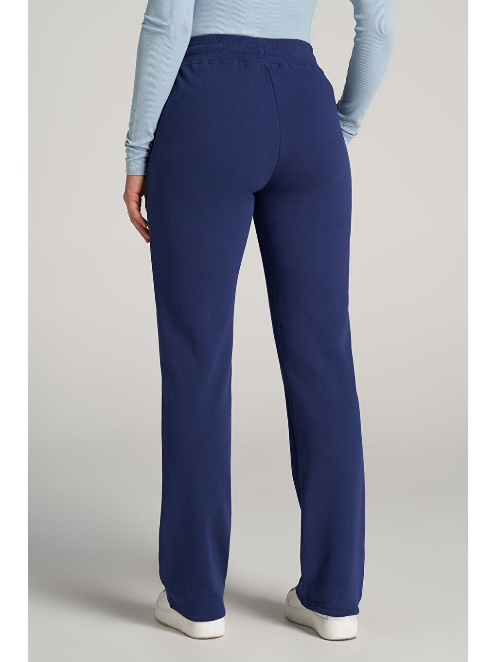 Lacivert Kadın İçi Polarlı 3 iplik Kalın Eşofman Altı SPR24EAK95-3