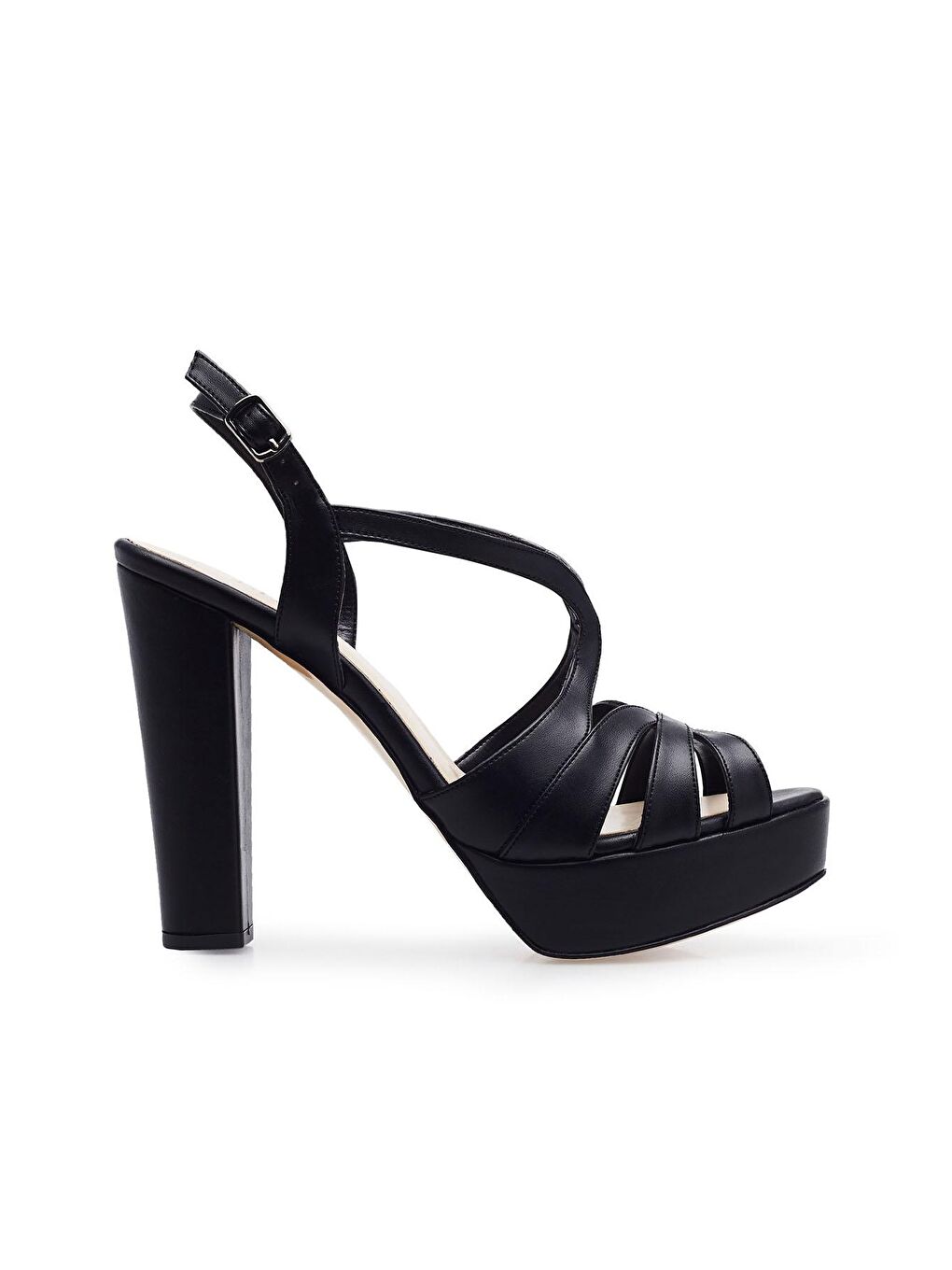 Siyah Topuklu Abiye Ayakkabı 34718401104