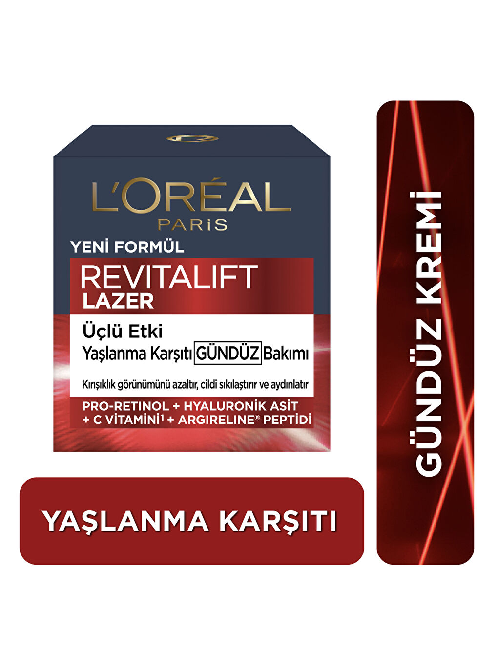 Revitalift Lazer X3 Yoğun Yaşlanma Karşıtı Gündüz Bakım Kremi (50 ml)-3