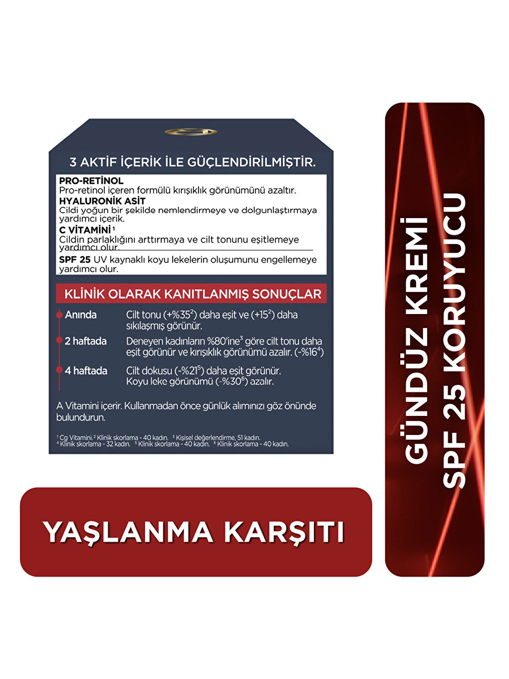 Revitalift Lazer X3 Leke ve Kırışıklık Karşıtı Bakım GKF25-4