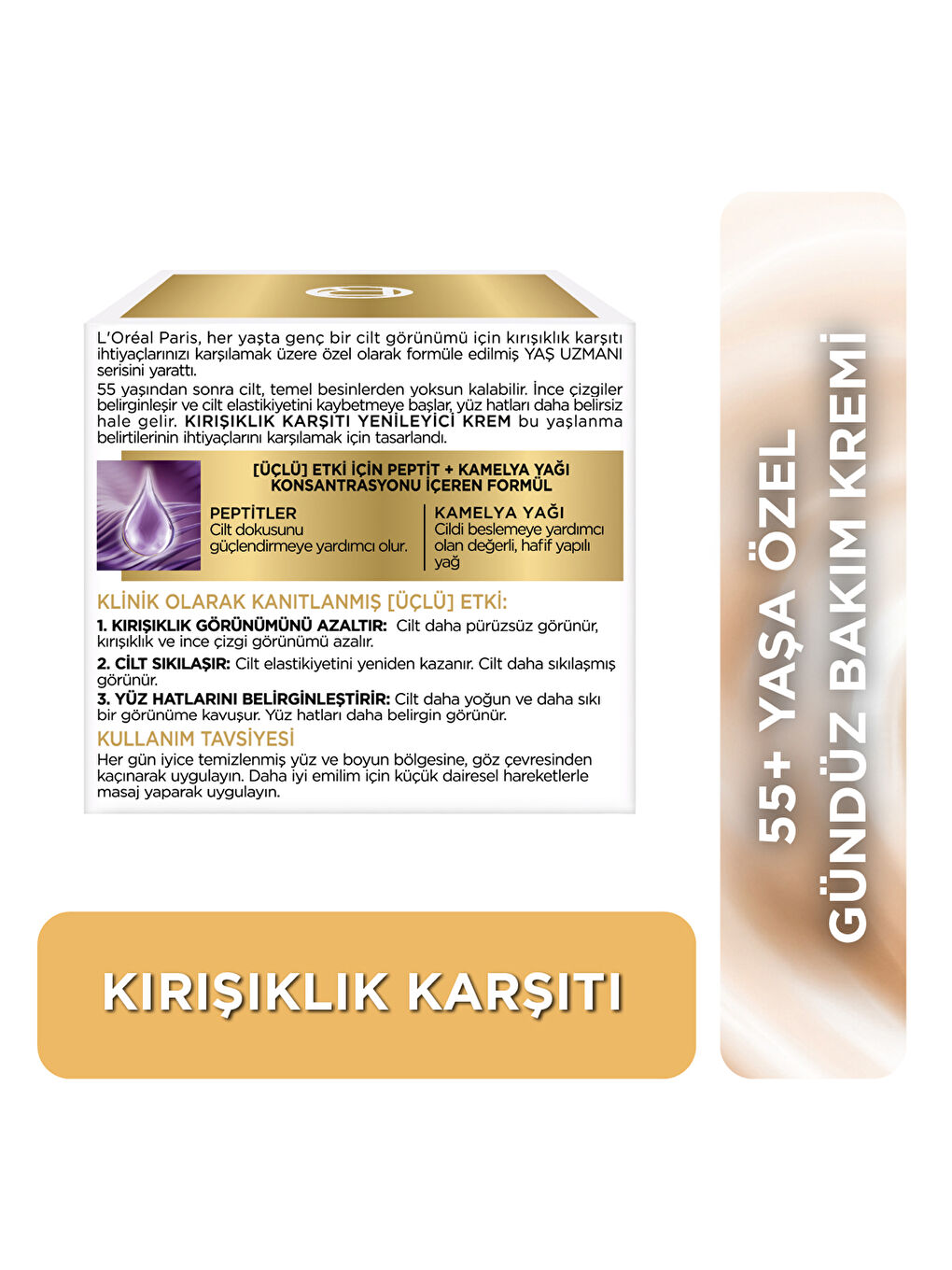 Yaş Uzmanı 55+ Kırışıklık Karşıtı Yenileyici Krem-3