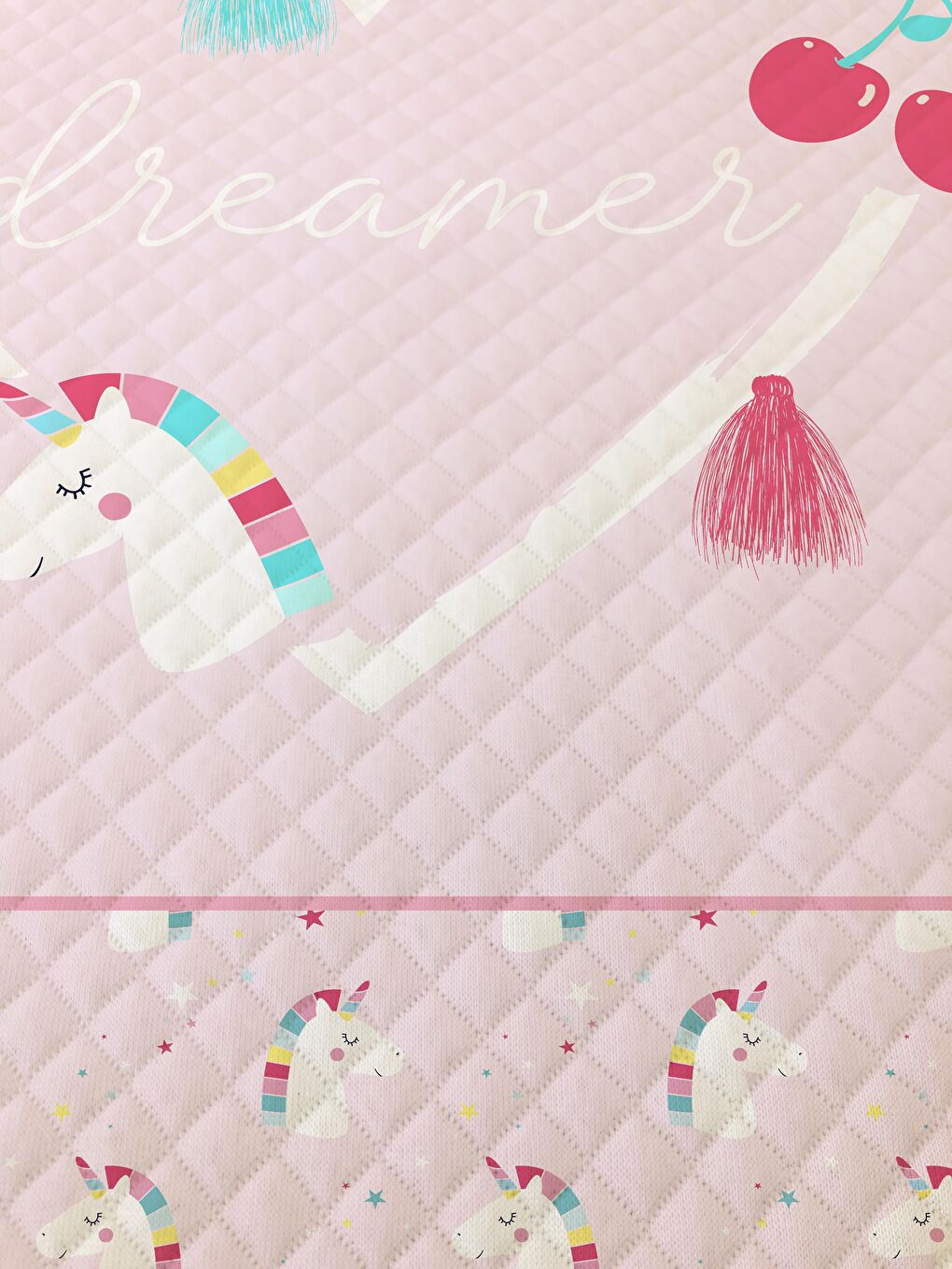 Karışık Desen  Bebek Ve Çocuk Baskılı Tek Kişilik Pike Takımı-2