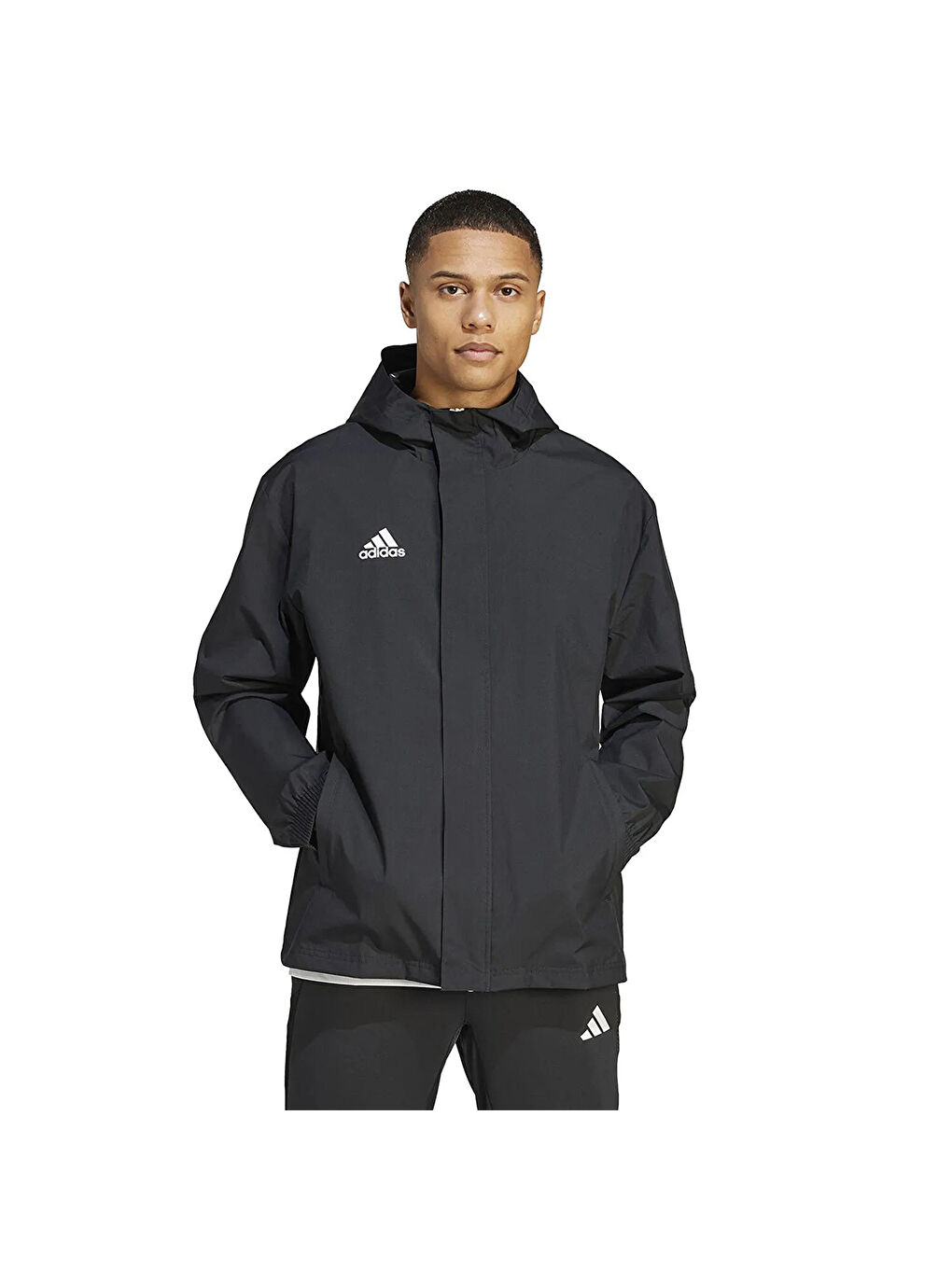 Entrada 22 All Weather Erkek Siyah Kapüşonlu Ceket