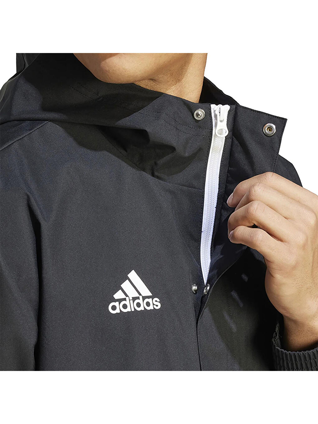 Entrada 22 All Weather Erkek Siyah Kapüşonlu Ceket-3