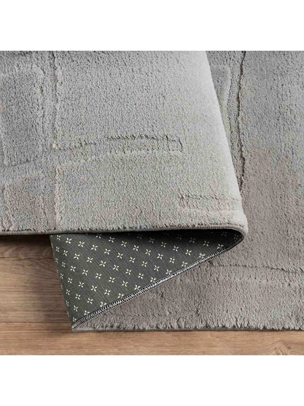 Alaçatı Püsküllü Kaymaz Taban Halı 150x230 Wolt Gri-2