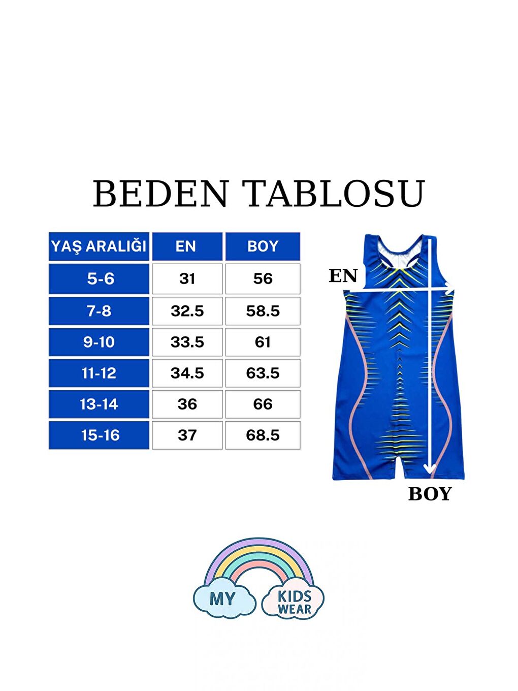 Sarı Kız Çocuk Deniz Yüzücü Mayoları-1