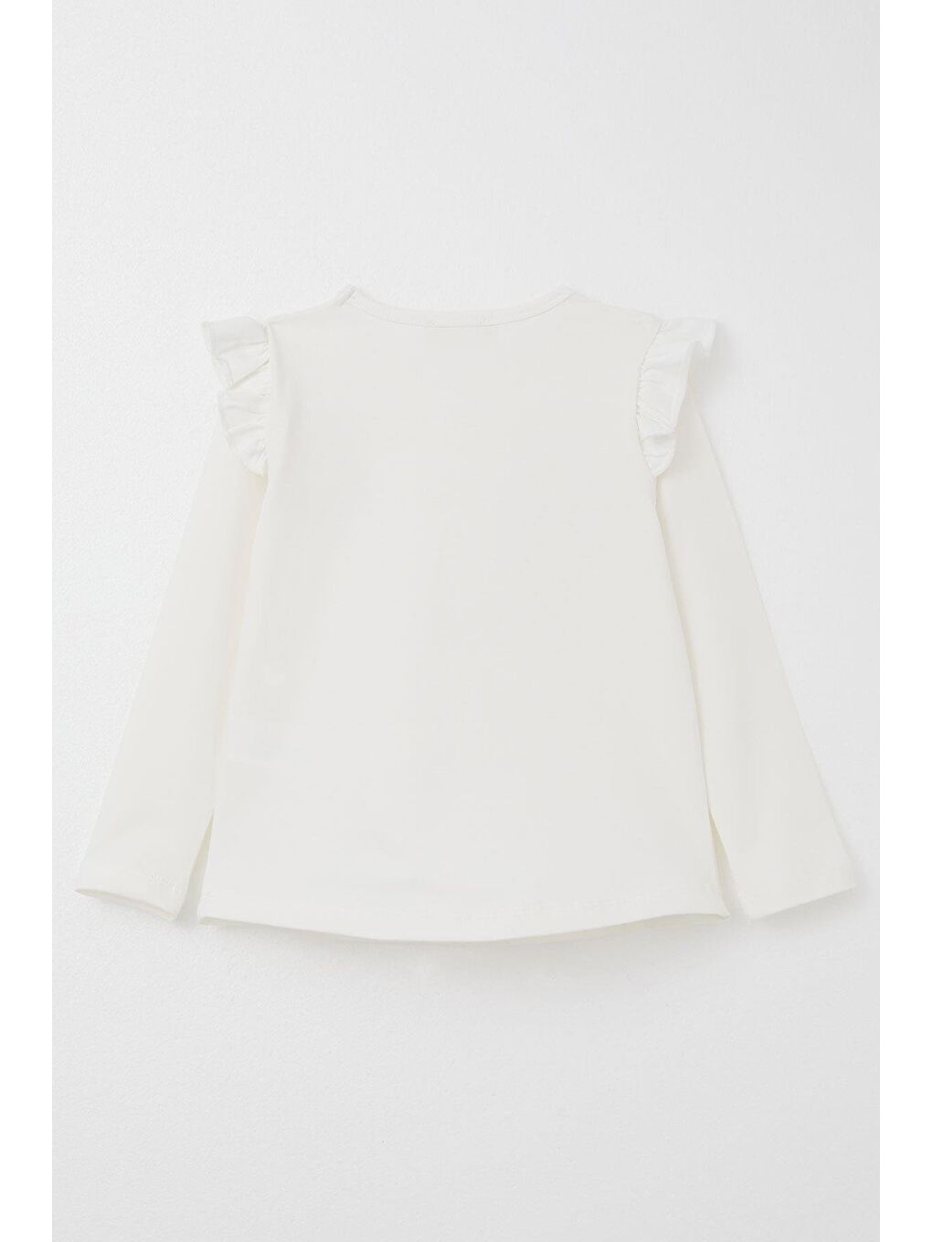 Kız Bebek Taytlı Takım Sevimli Hayvancık Baskılı Çiçekli Ekru (1.5 Yaş)-5