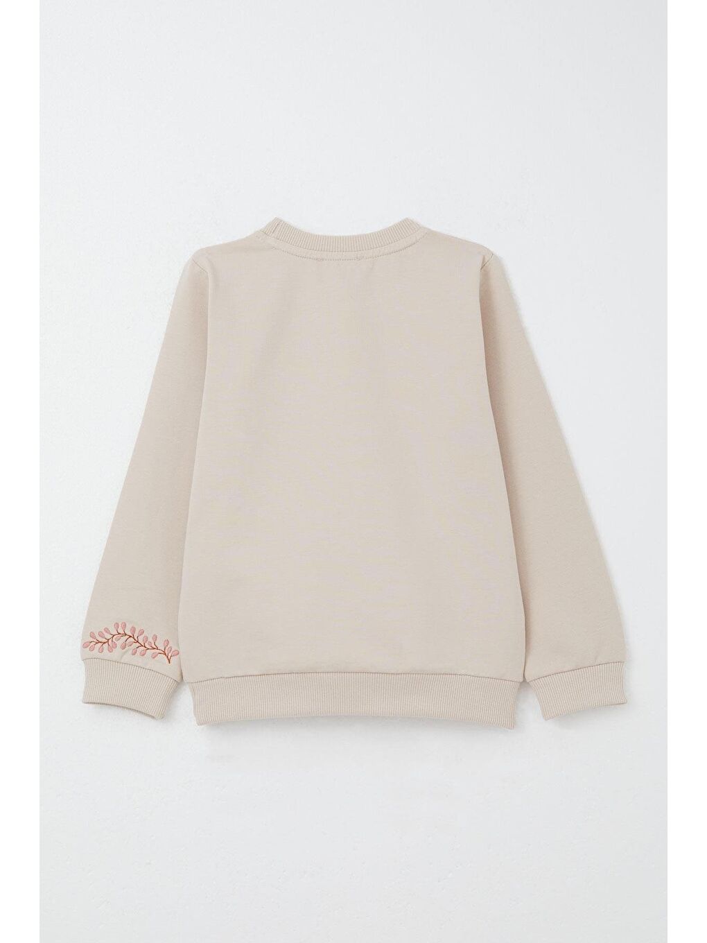 Kız Bebek Eşofman Takım Çiçek Nakışlı Bej (1.5-2 Yaş)-6