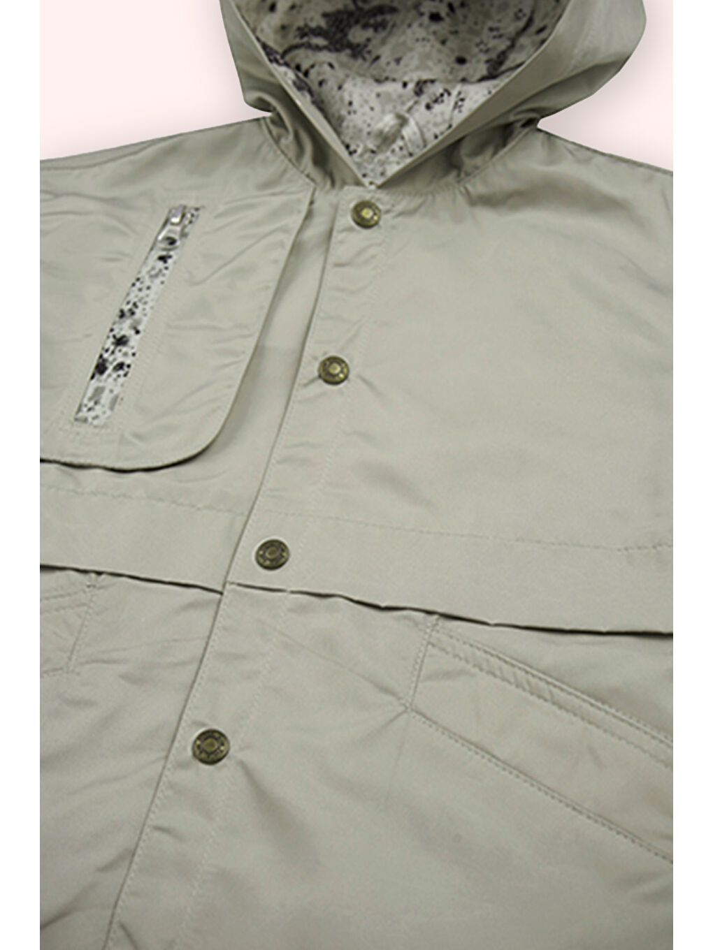 Erkek Bebek Haki Yağmurluk-2