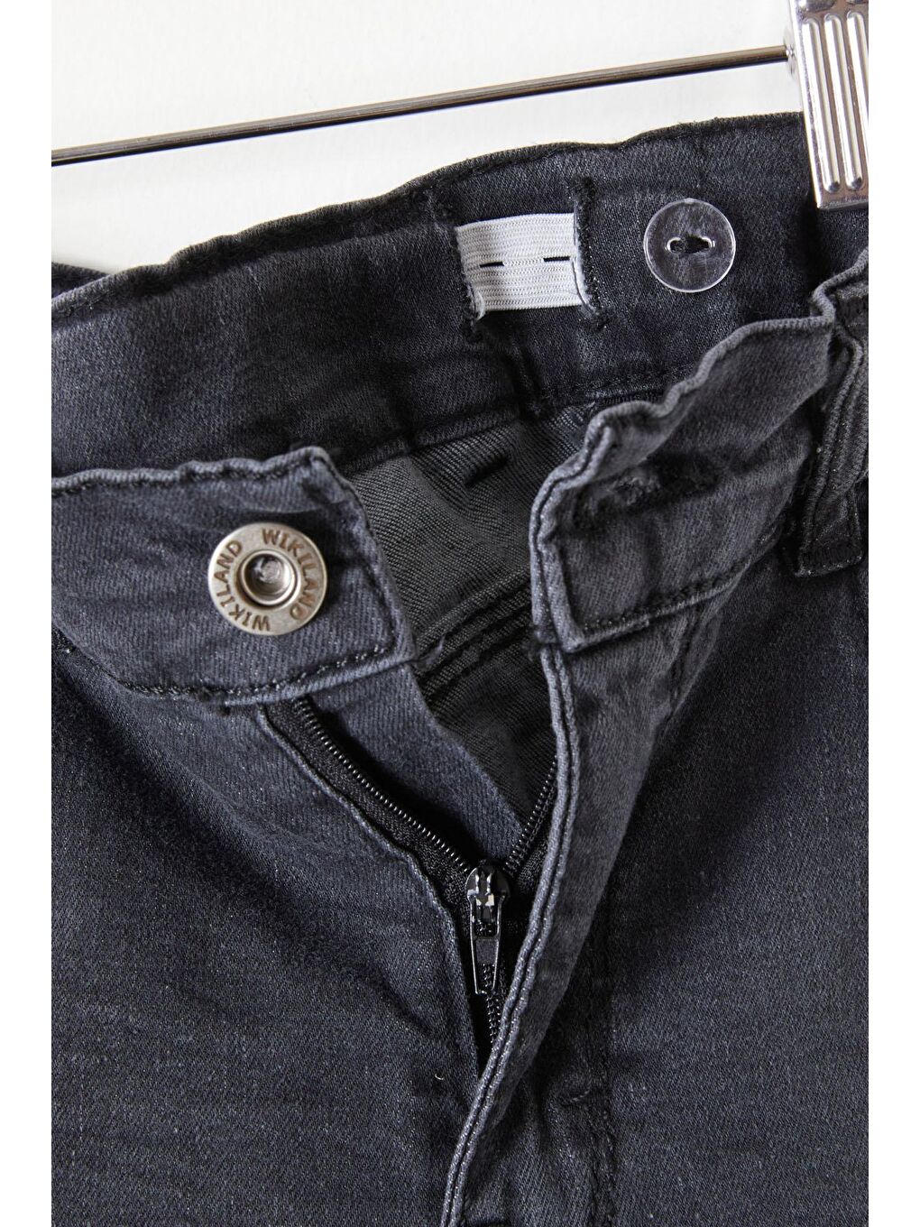 Gri Erkek Çocuk Füme Dar Paça Jean Pantolon 16174-3