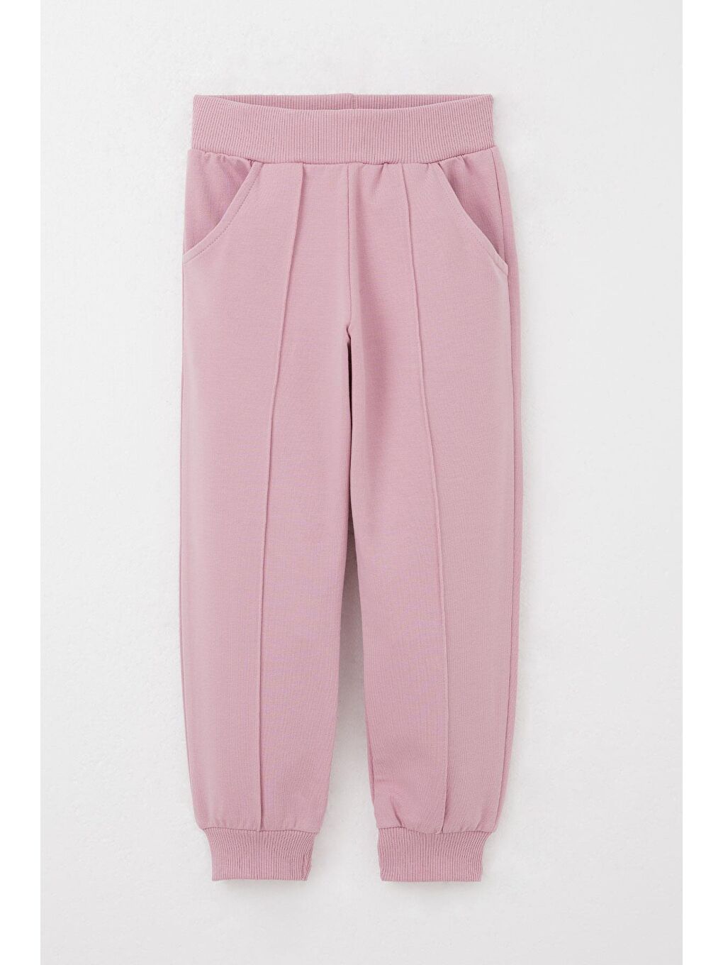 Pembe Kız Bebek Eşofman Takım Renkli Çiçek Desenli Fermuarlı Gülkurusu (1.5 Yaş)-4