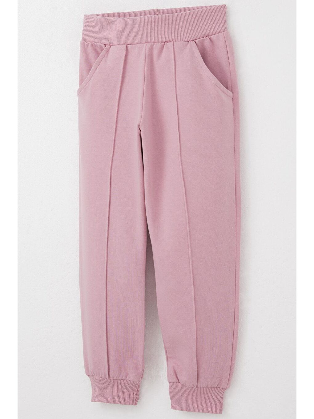 Pembe Kız Bebek Eşofman Takım Renkli Çiçek Desenli Fermuarlı Gülkurusu (1.5 Yaş)-8