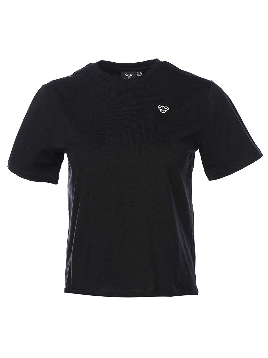 T-Ic Icona Regular Kadın Siyah Yuvarlak Yaka Tişört