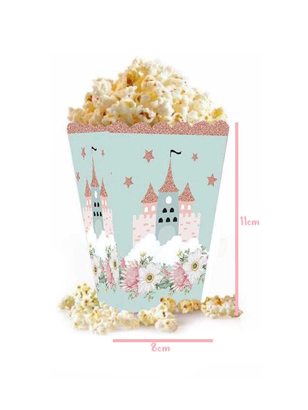 Yeşil Mint Şato Temalı 8'li Mısır Kutusu-2