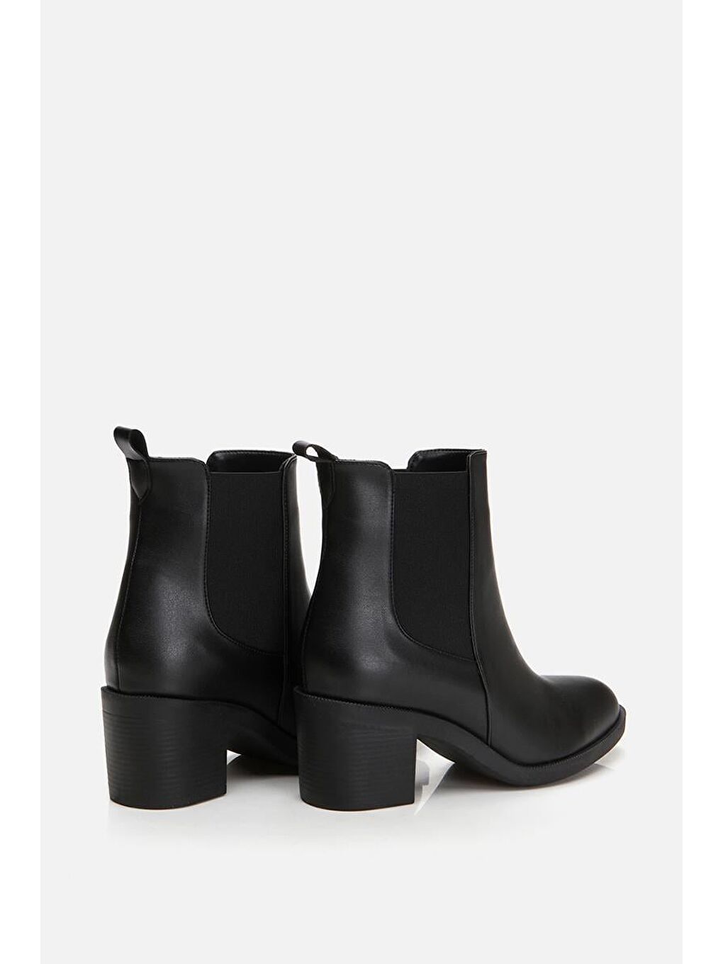 Siyah Kadın Topuklu Bot-3