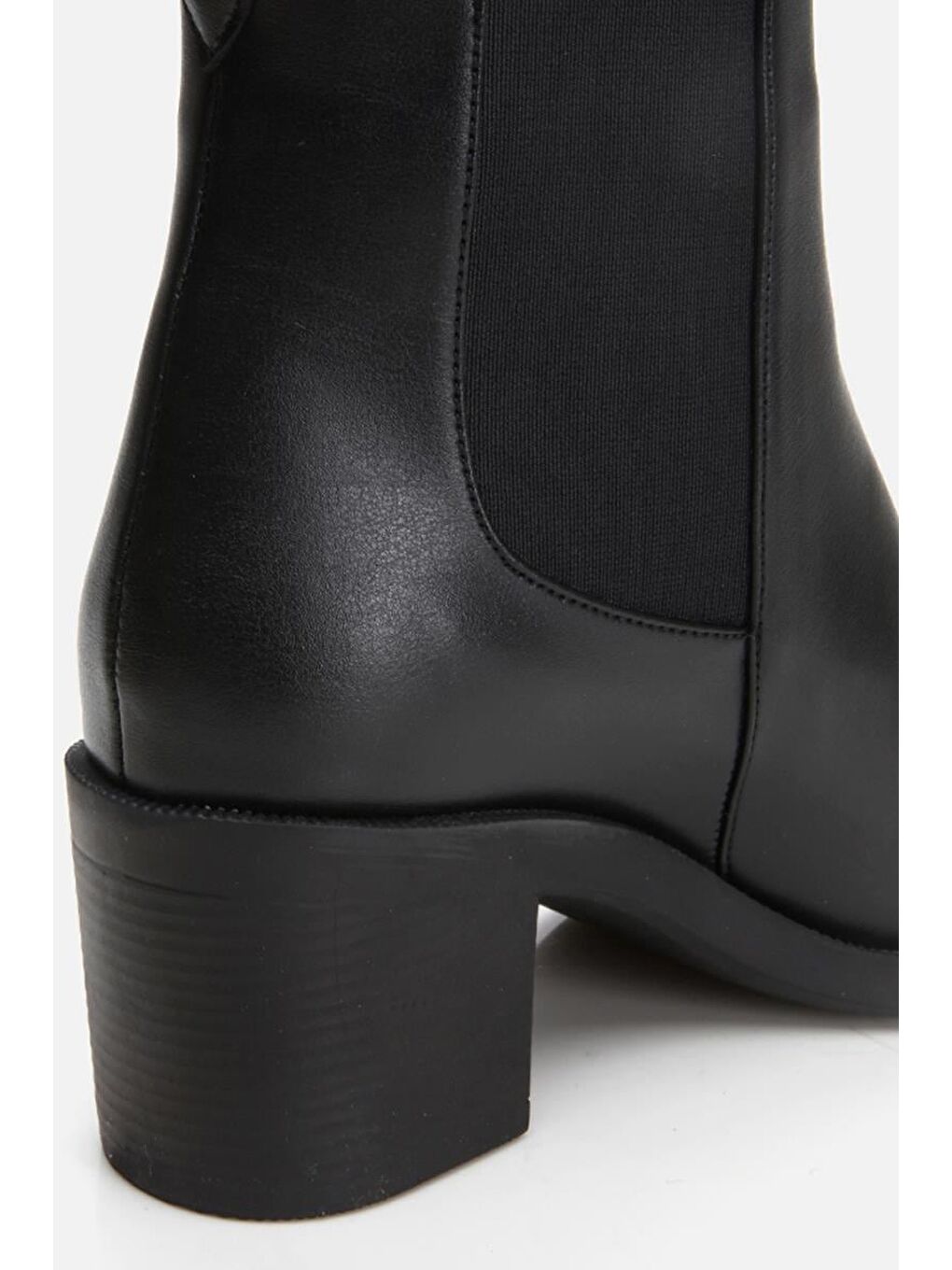 Siyah Kadın Topuklu Bot-5