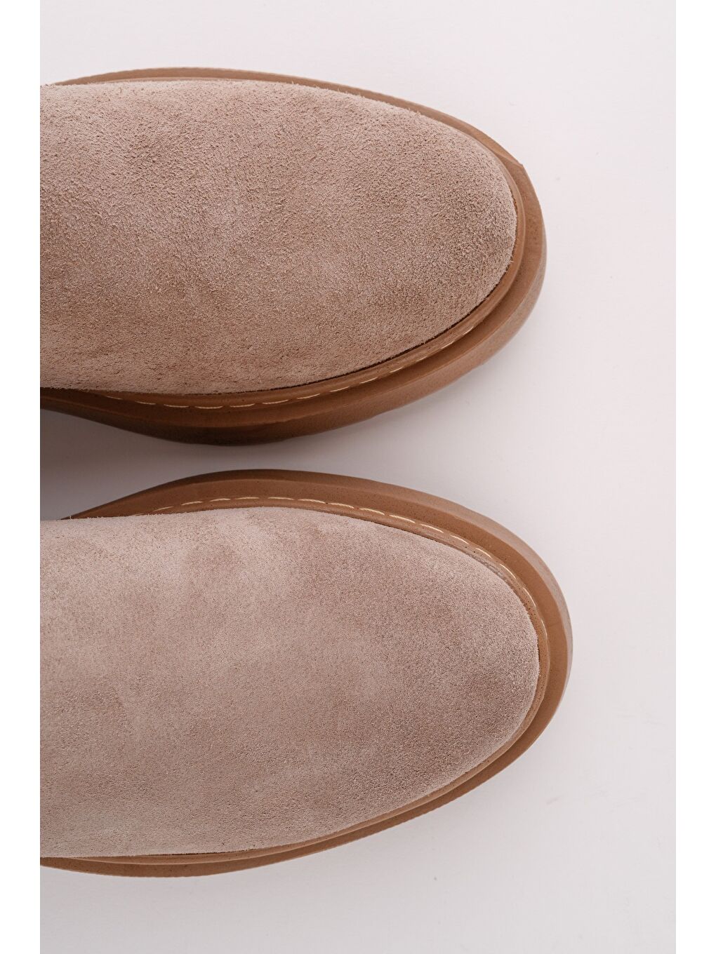 Bej Chelsea Çift Fermuarlı Erkek Kışlık Bot-3