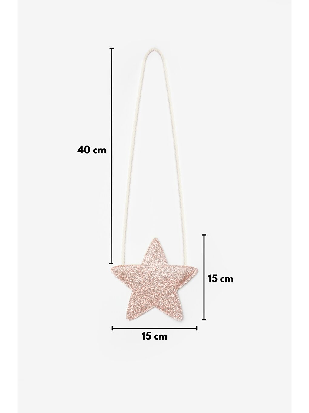 Turuncu Rose Simli Kız Çocuk Yıldız Çanta-2